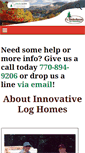 Mobile Screenshot of innovativeloghomes.com